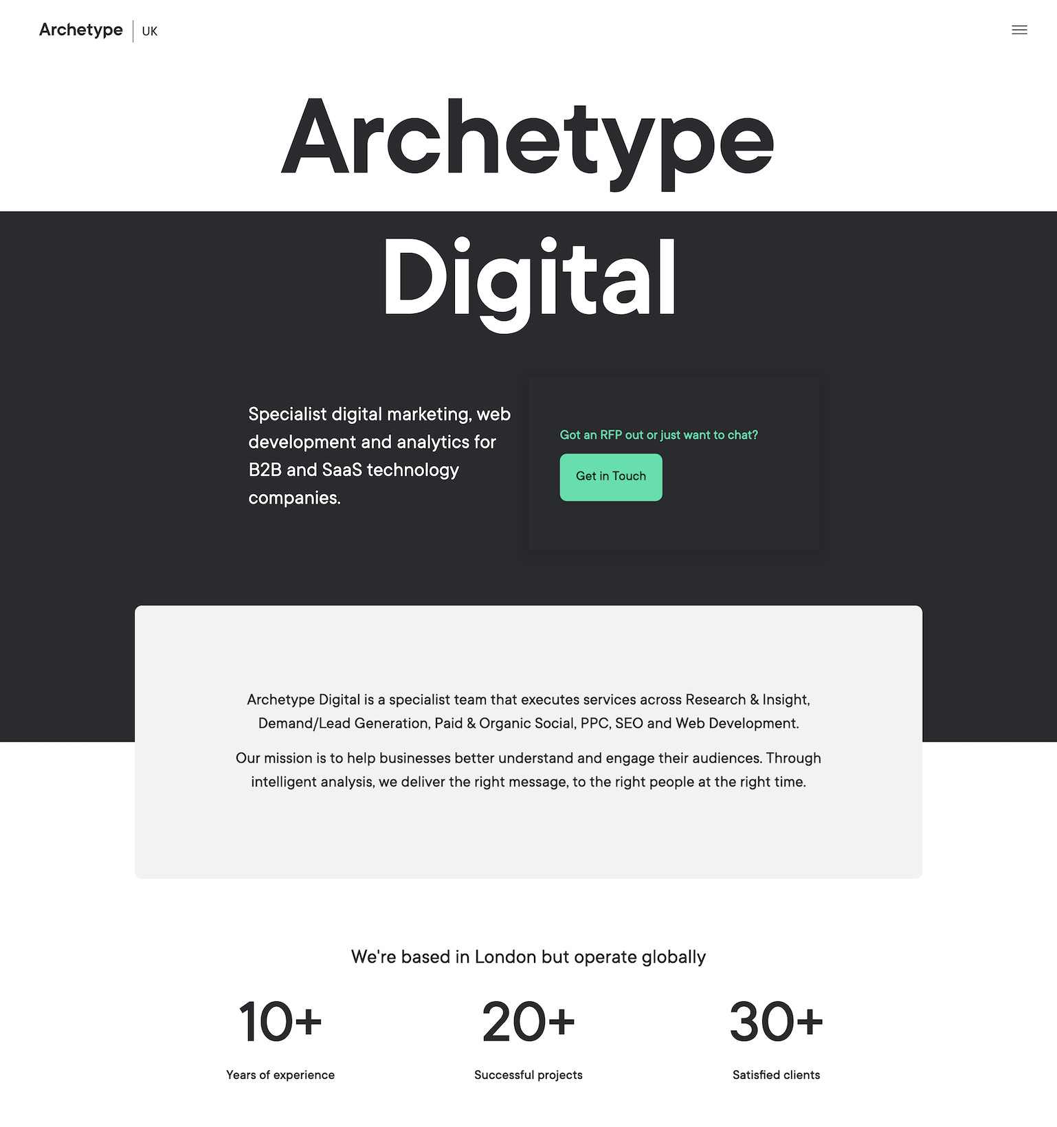 Archetype UK Digital